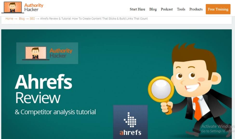 Authority Hacker Ahrefs Review