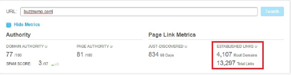 Buzzsumo backlinks