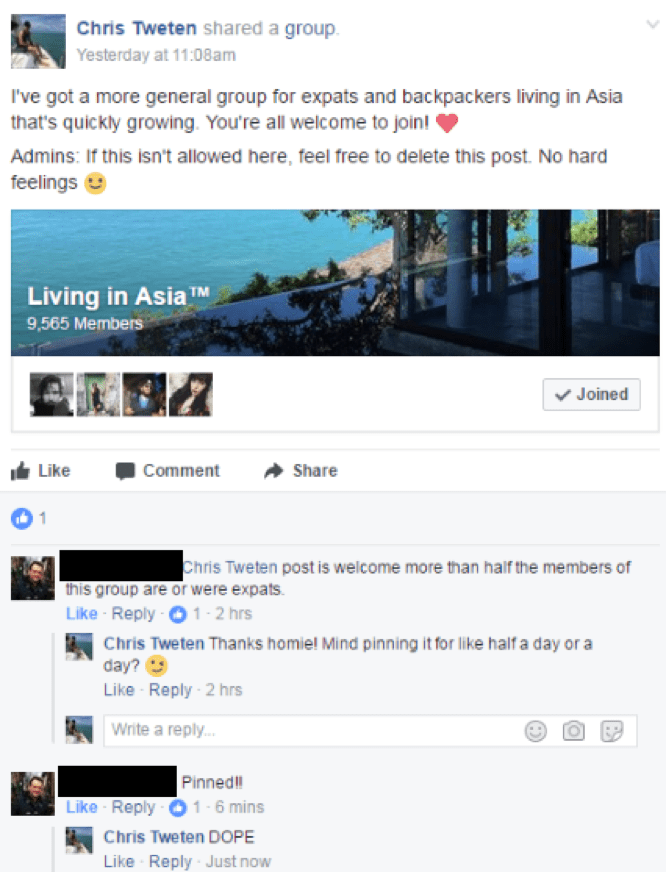 Share Facebook Groups