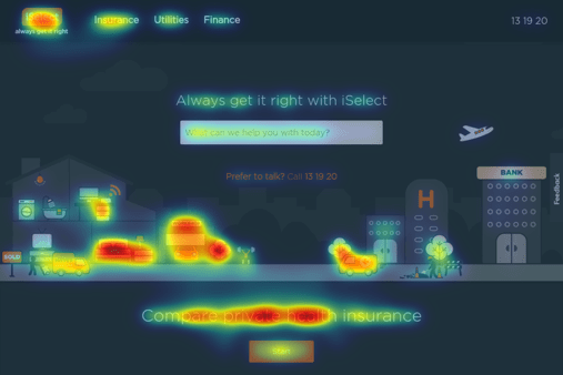 Homepage old heat map