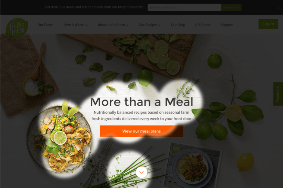 Homepage Attention Map