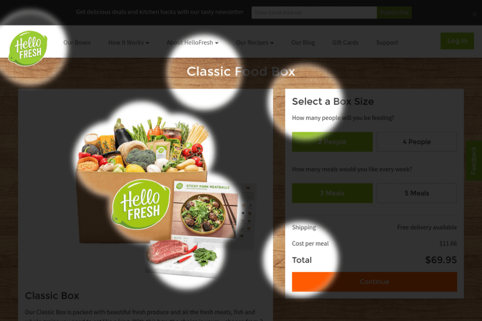 Select a Box Size Attention Map