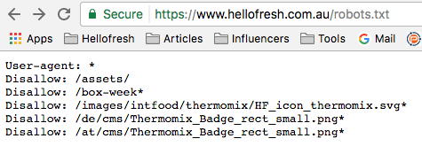 Website Robots.txt