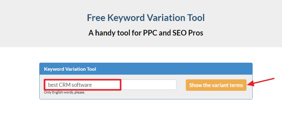 karooya variation tool