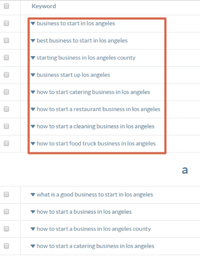 ubersuggest suggestions