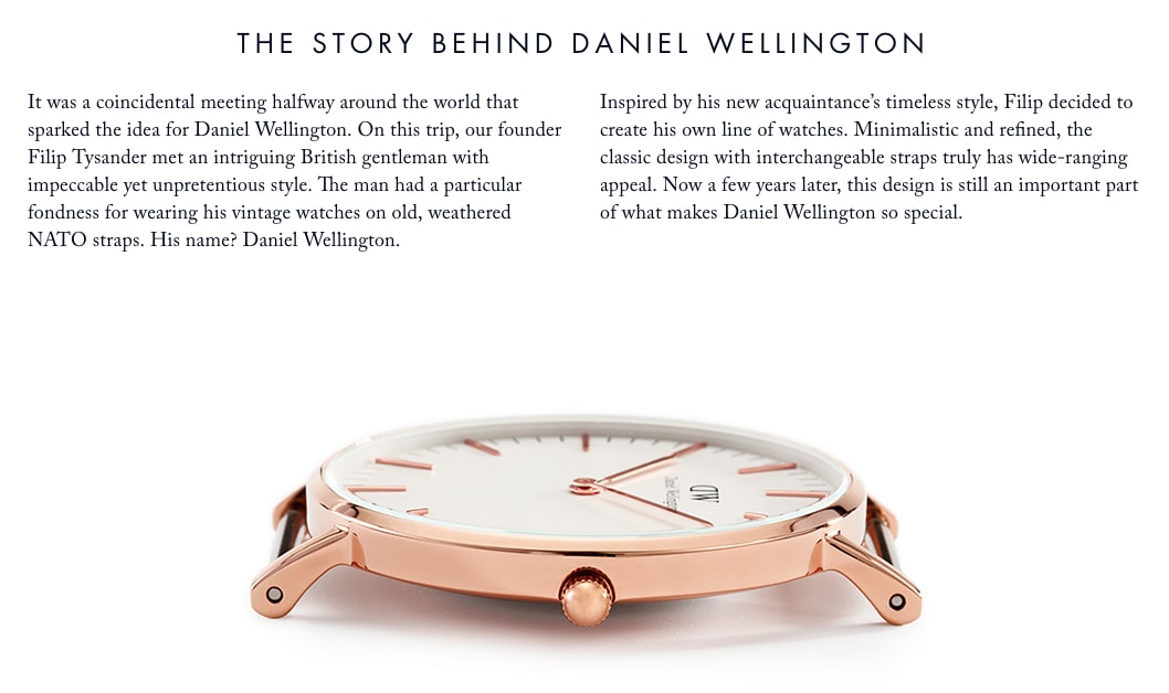 Daniel Wellington Story