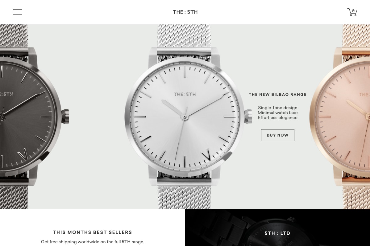 The 5th home page
