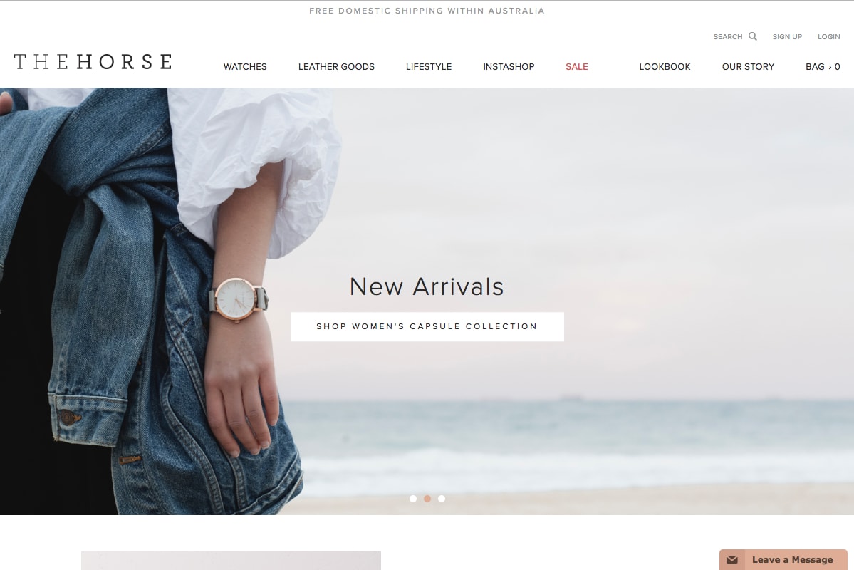 The Horse home page