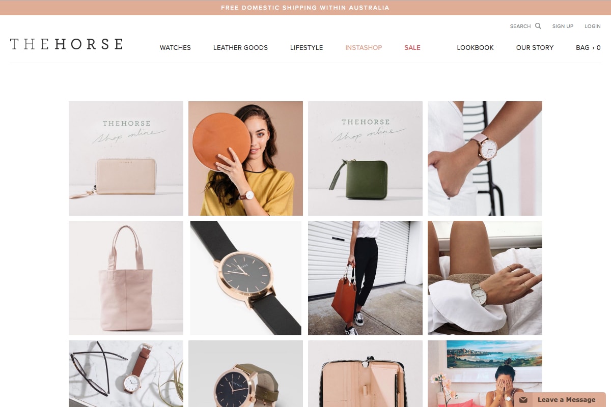 The Horse instagram shop