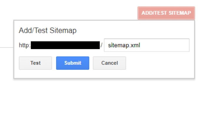 add or test sitemap