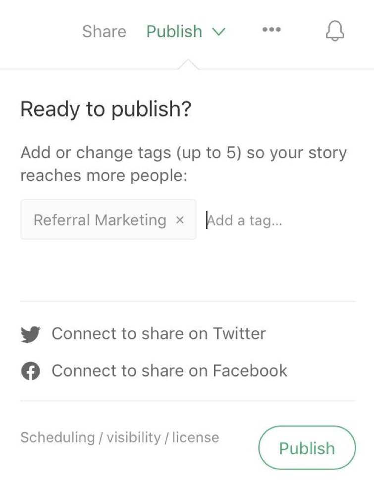 medium publish