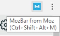 mozbar plugin