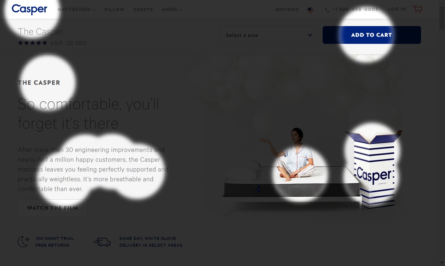 casper mattress attention