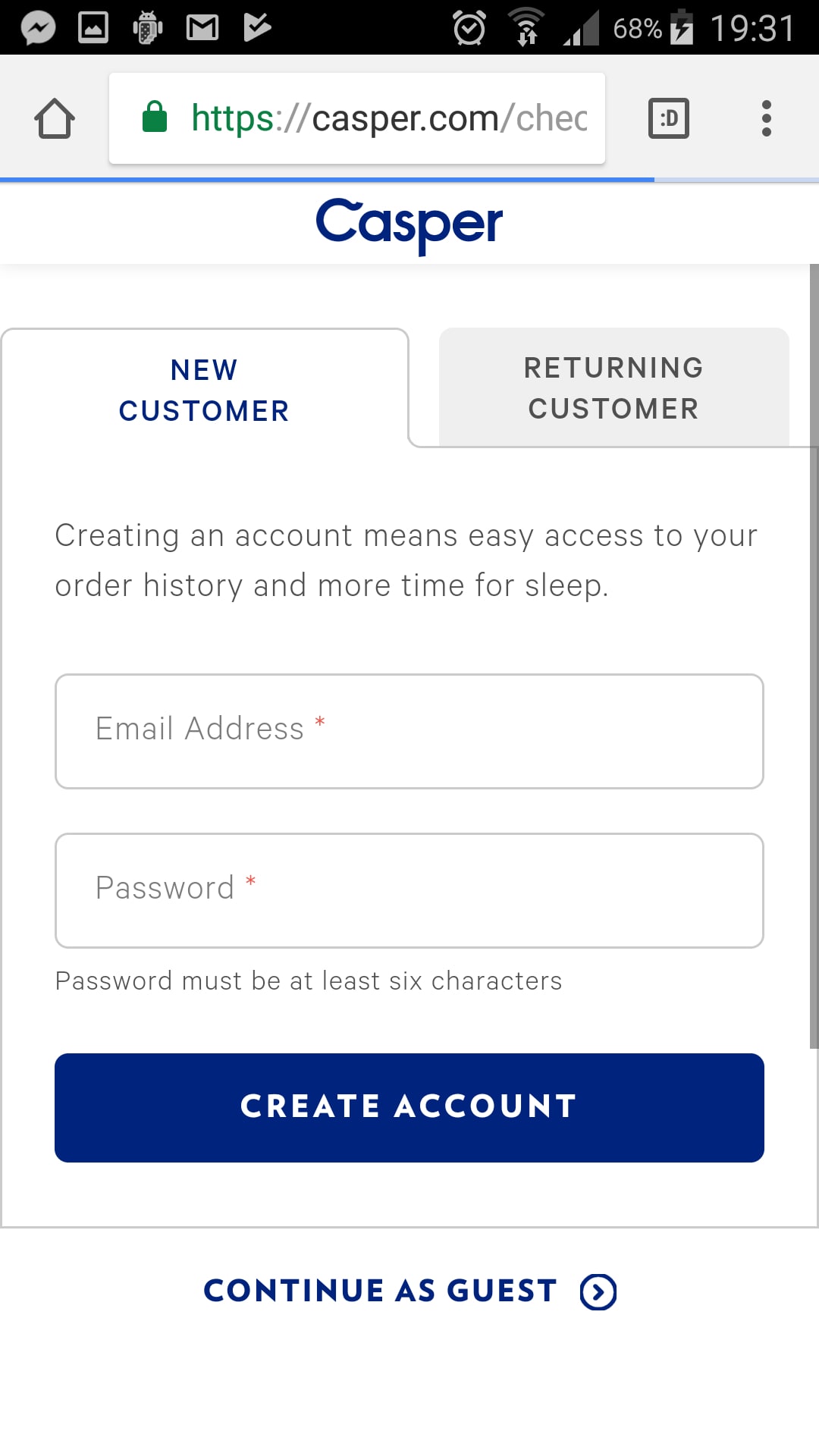 mobile checkout