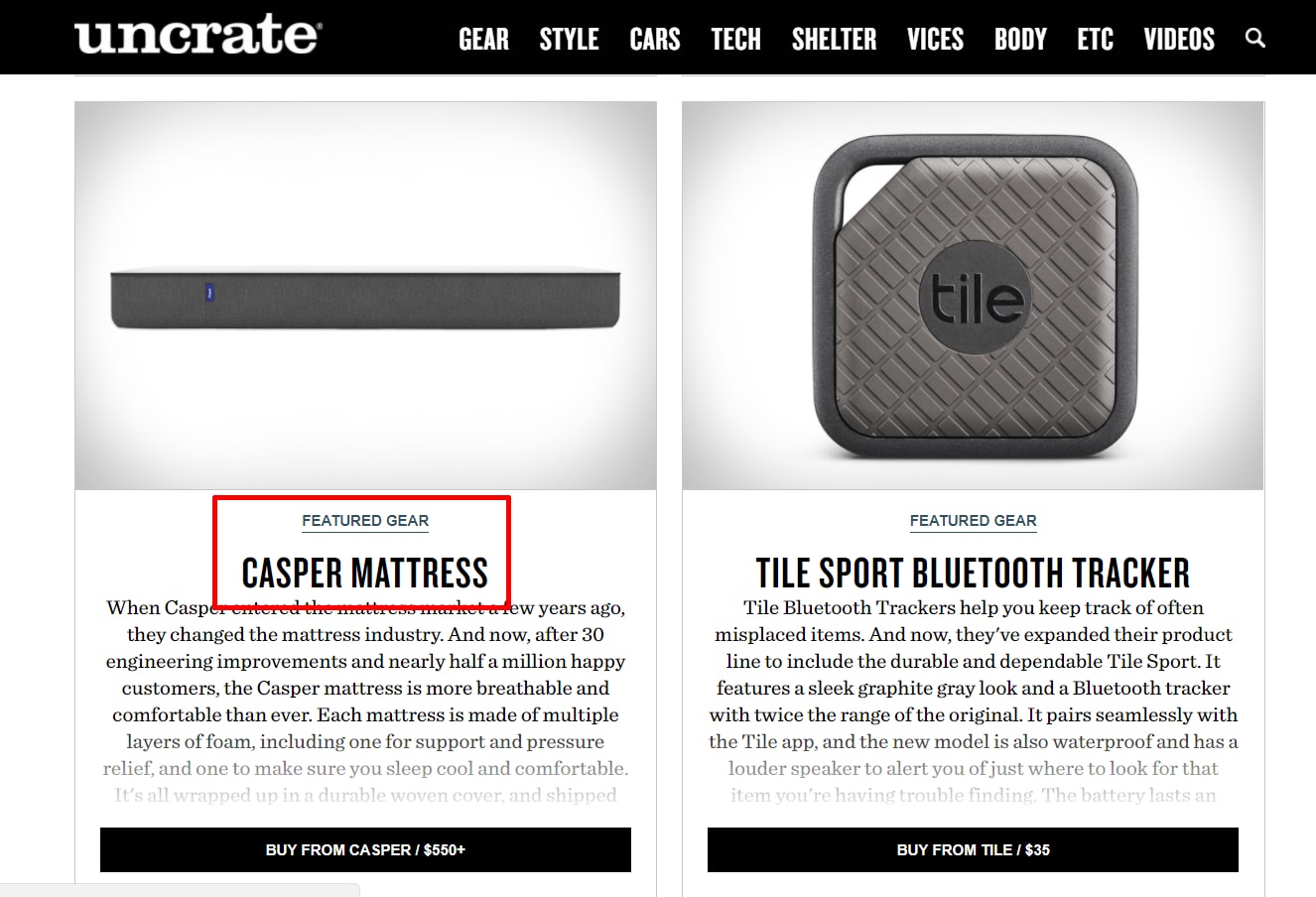 uncrate